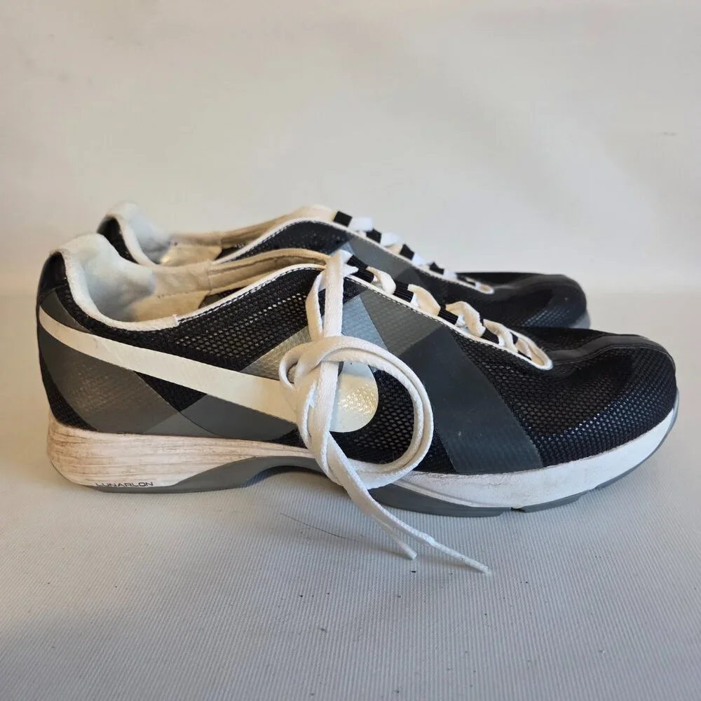 Nike Womens Hyperfuse Lunarlon 483325-001 Black Golf Soft Cleats Shoes Size 8.5 - Picture 6 of 13